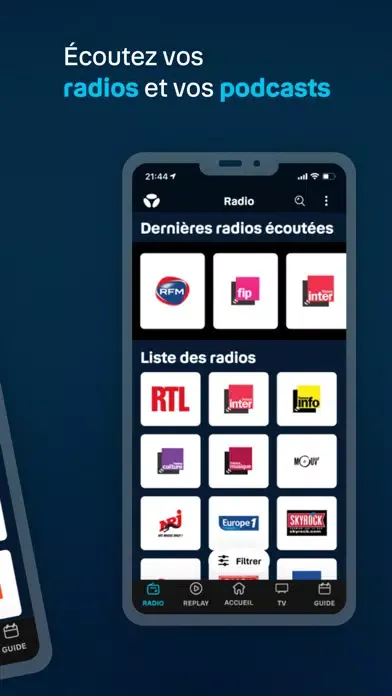 Zrzuty ekranu B.tv par Bouygues Telecom