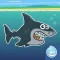 Splashy Sharky - Don’t get mines in endless road!