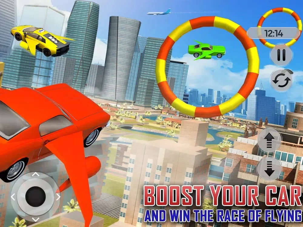 Скриншоты Flying Limo Taxi 3D iPad 