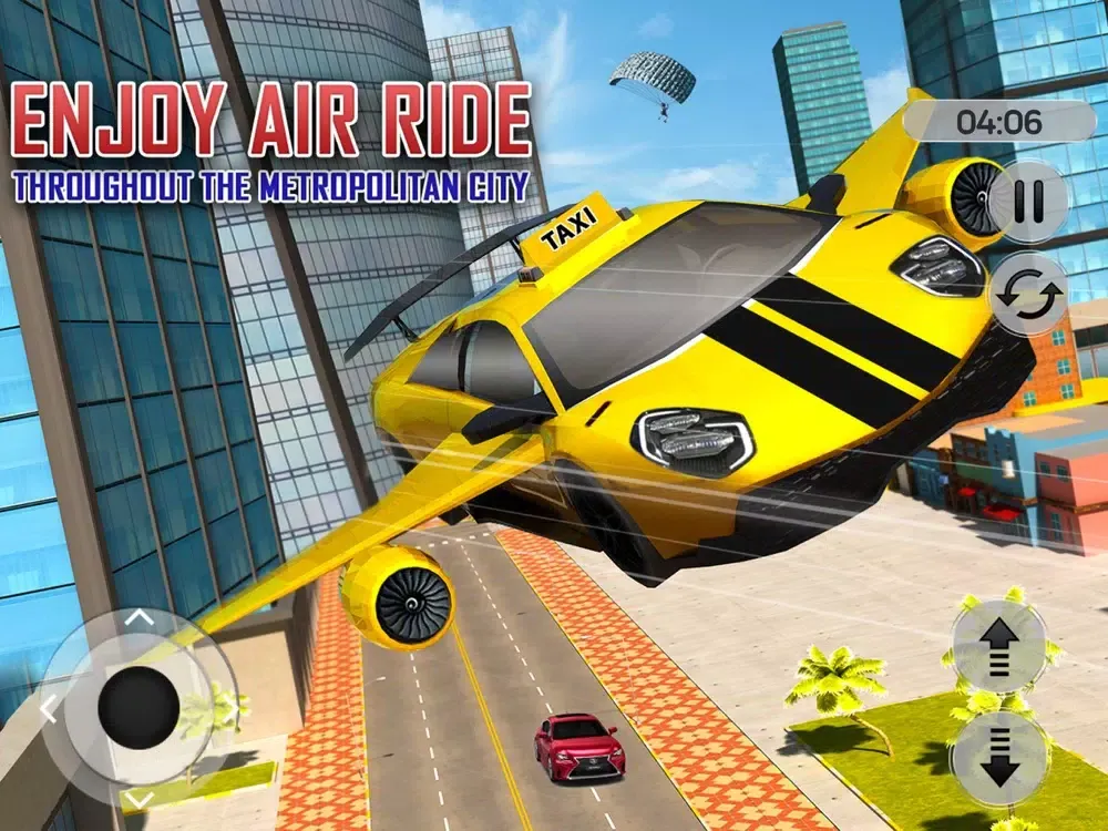 Скриншоты Flying Limo Taxi 3D iPad 
