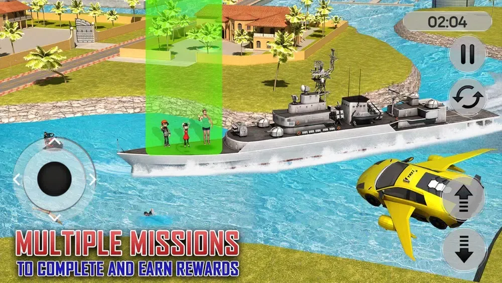 Скриншоты Flying Limo Taxi 3D