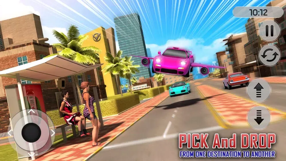 Скриншоты Flying Limo Taxi 3D