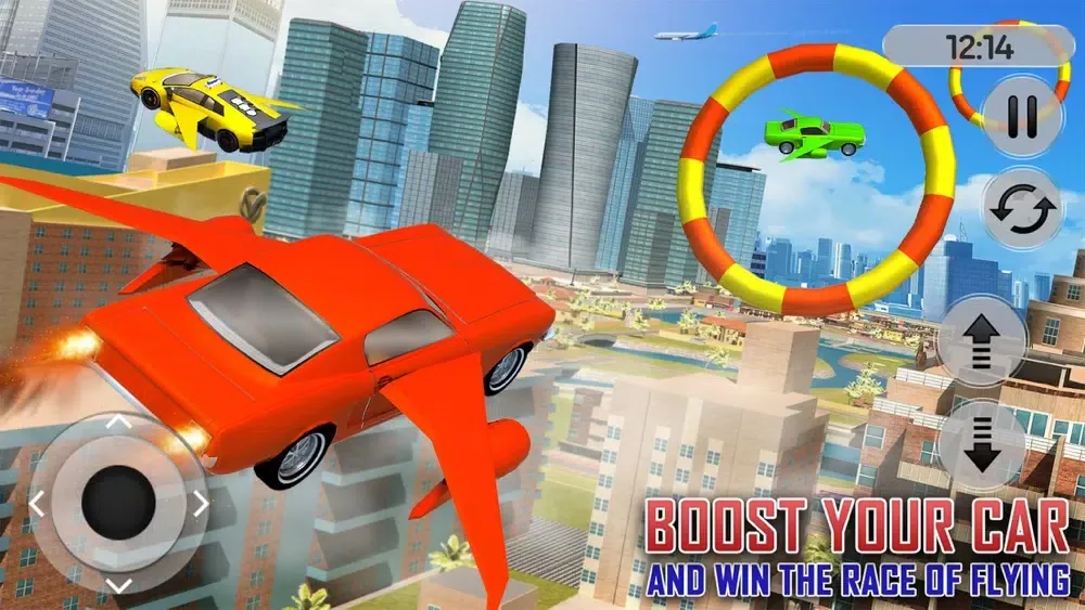 Скриншоты Flying Limo Taxi 3D