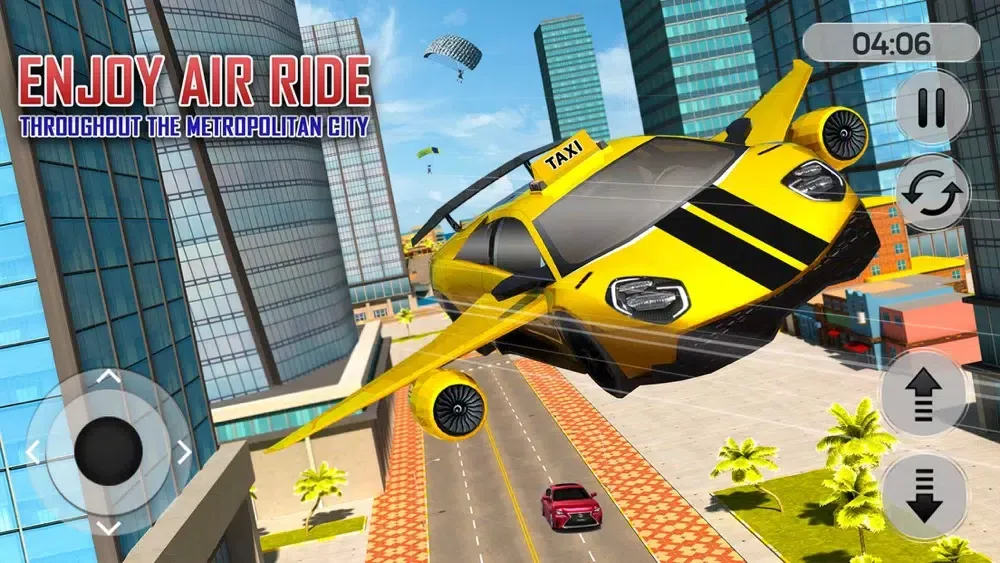 Скриншоты Flying Limo Taxi 3D