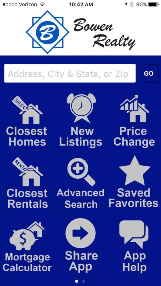 Bowen Realty Property Search スクリーンショット