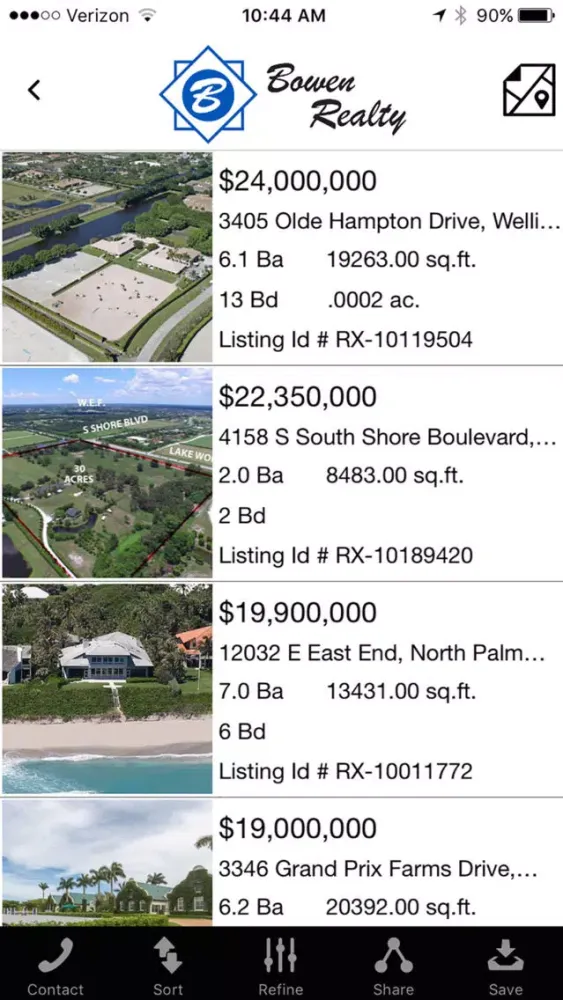 Bowen Realty Property Search スクリーンショット