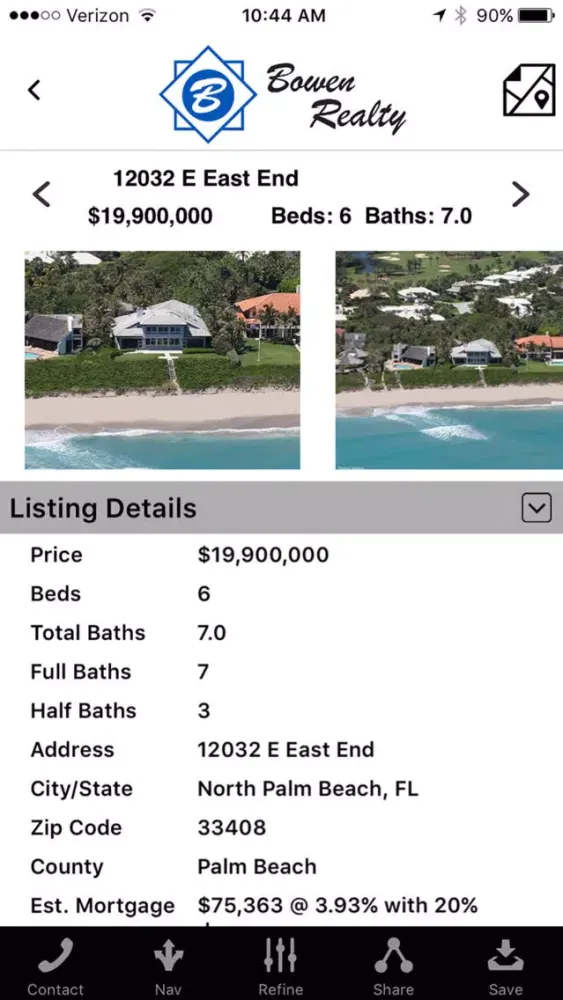 Bowen Realty Property Search スクリーンショット