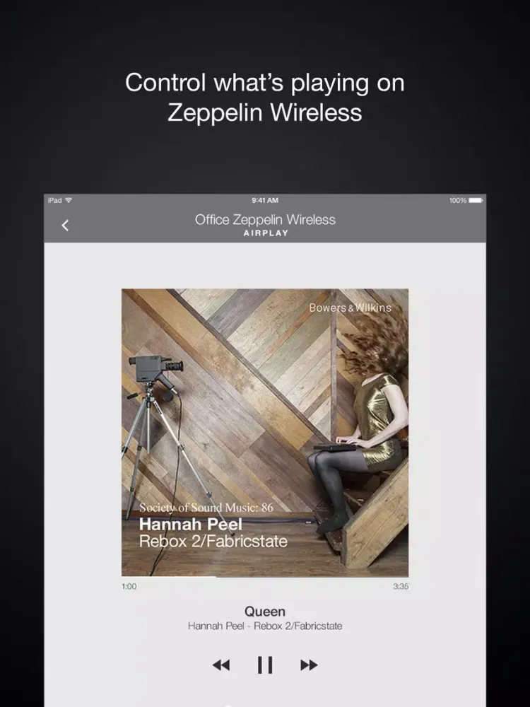 Bowers & Wilkins Control iPad 應用截圖