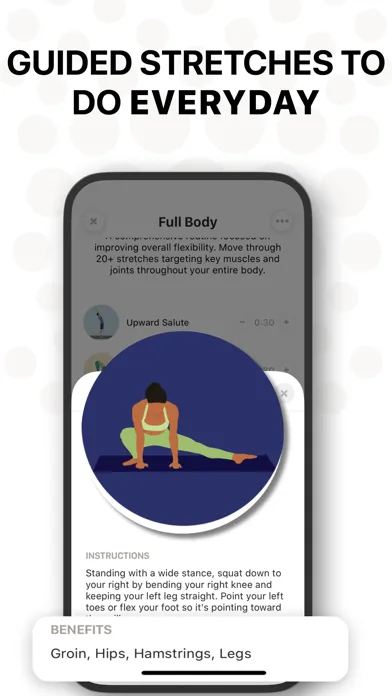 Capturas de pantalla de Stretching & Flexibility: Bend