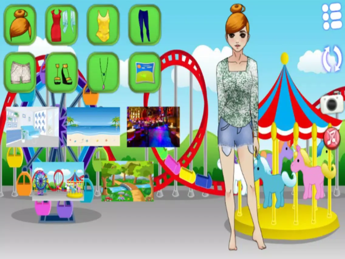 Screenshot di dress up beautiful doll iPad 
