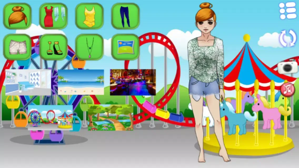 Screenshot di dress up beautiful doll