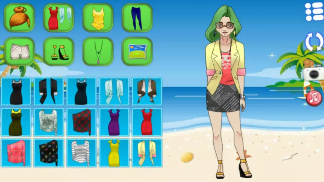 Screenshot di dress up beautiful doll