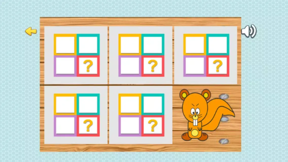 Скриншоты matching animal pictures - remember cards animal