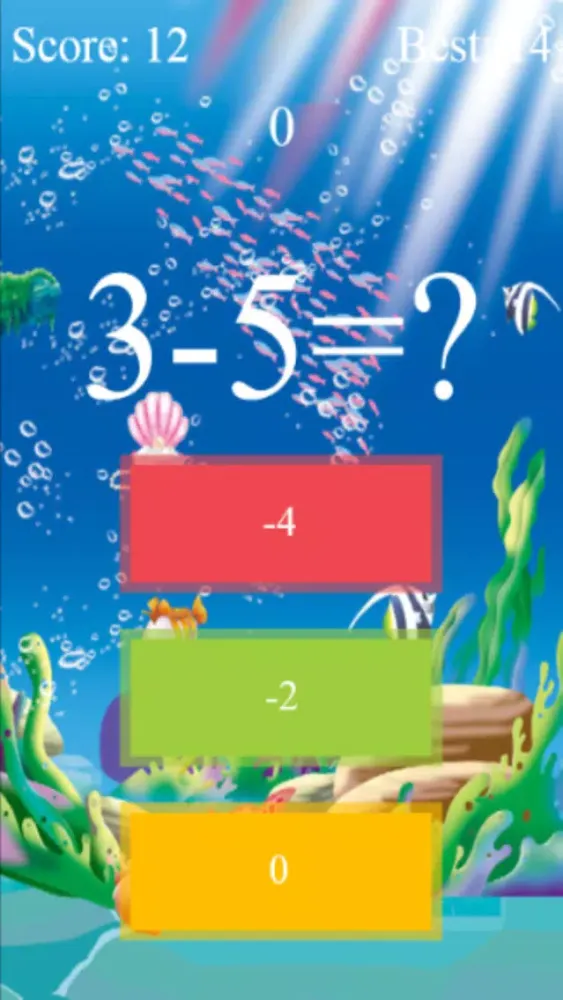 Captures d'écran de Crazy Math Game On Time