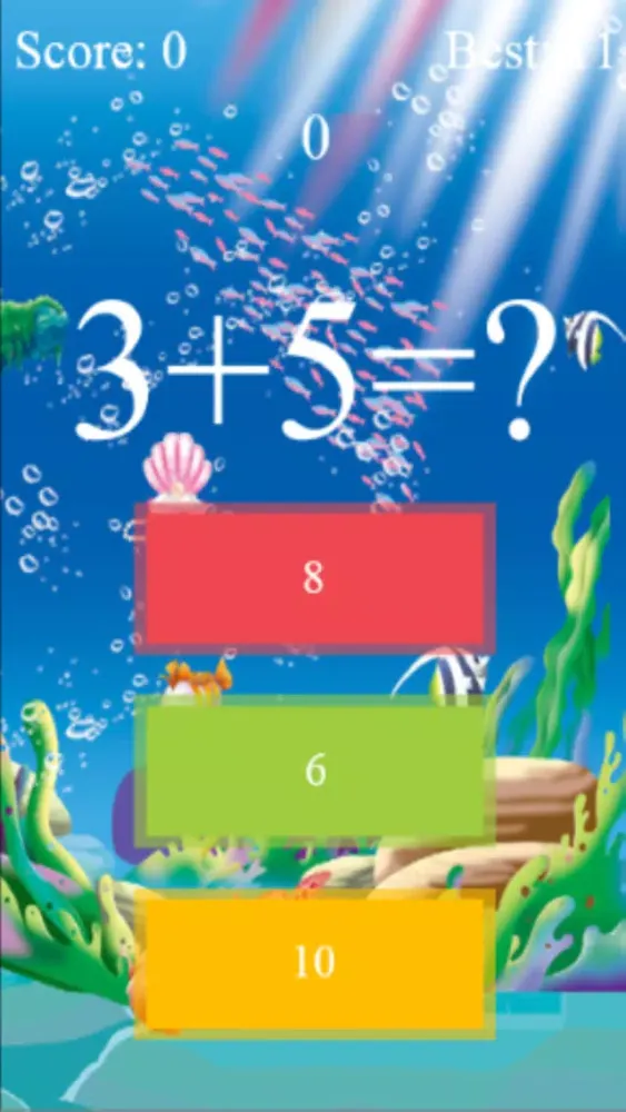 Captures d'écran de Crazy Math Game On Time