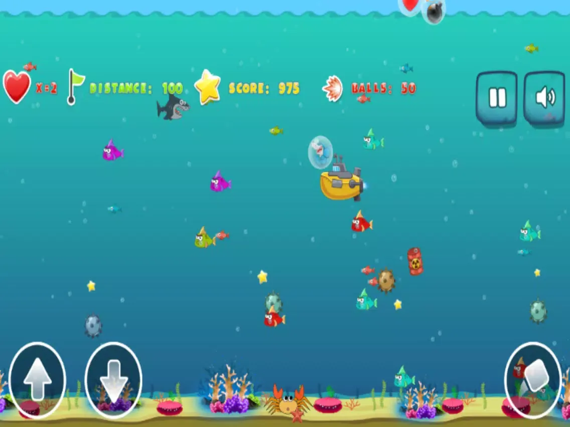 Screenshot di mad shark sea attack iPad 