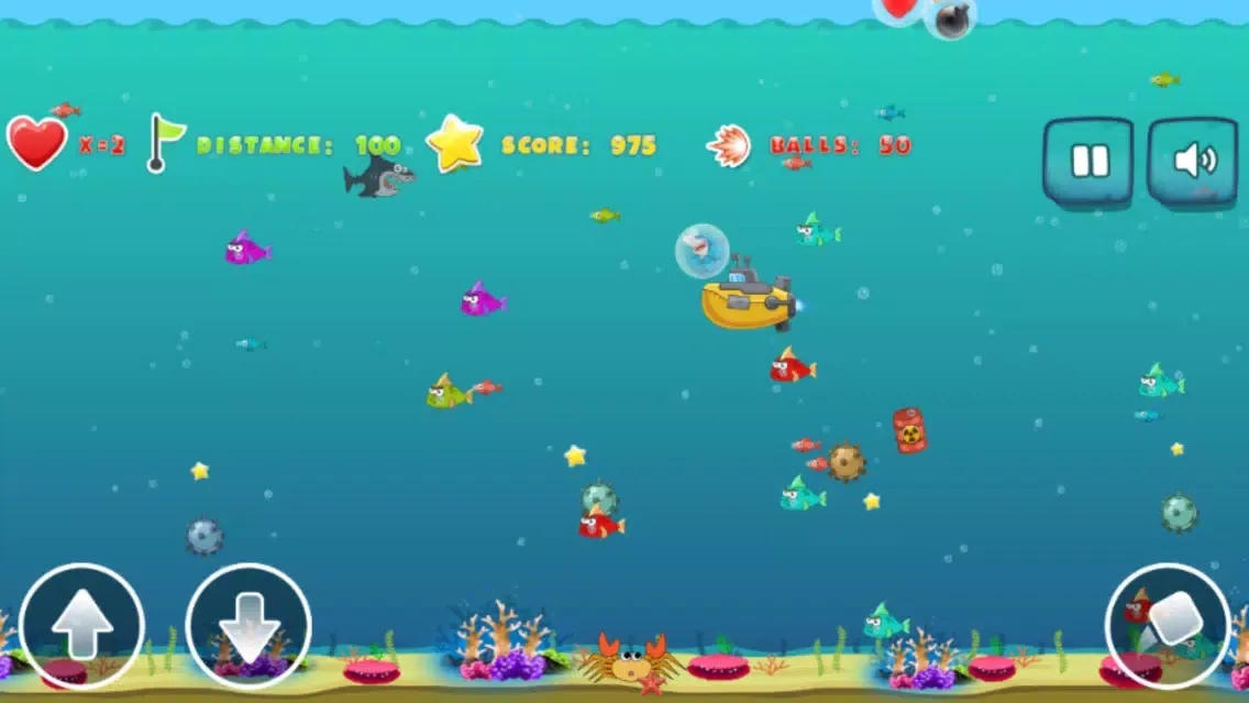 Screenshot di mad shark sea attack