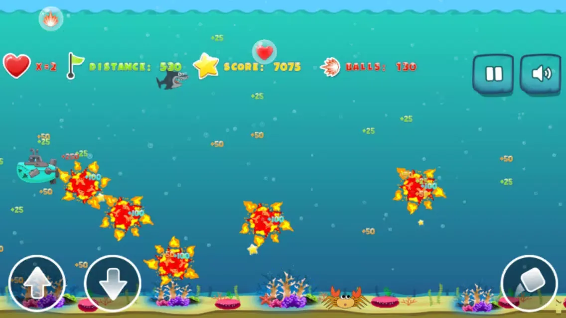 Screenshot di mad shark sea attack