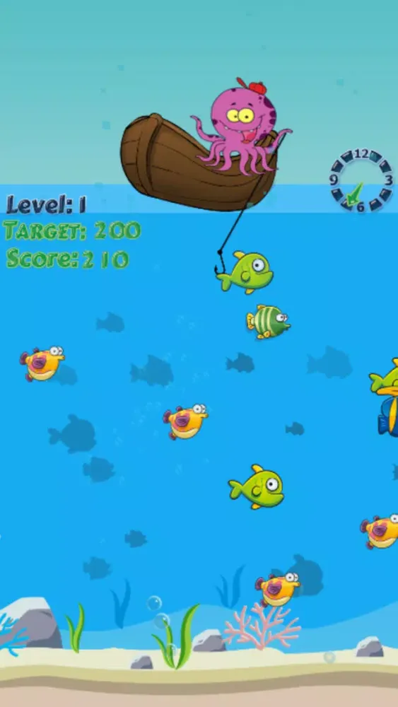 Tangkapan skrin Fishing Game Free for Kid