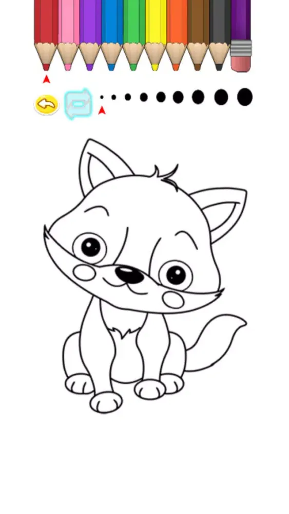 Captures d'écran de Kids Coloring Book - Cute Animals Kumamoto