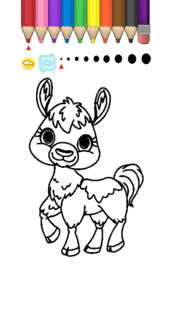 Captures d'écran de Kids Coloring Book - Cute Animals Kumamoto