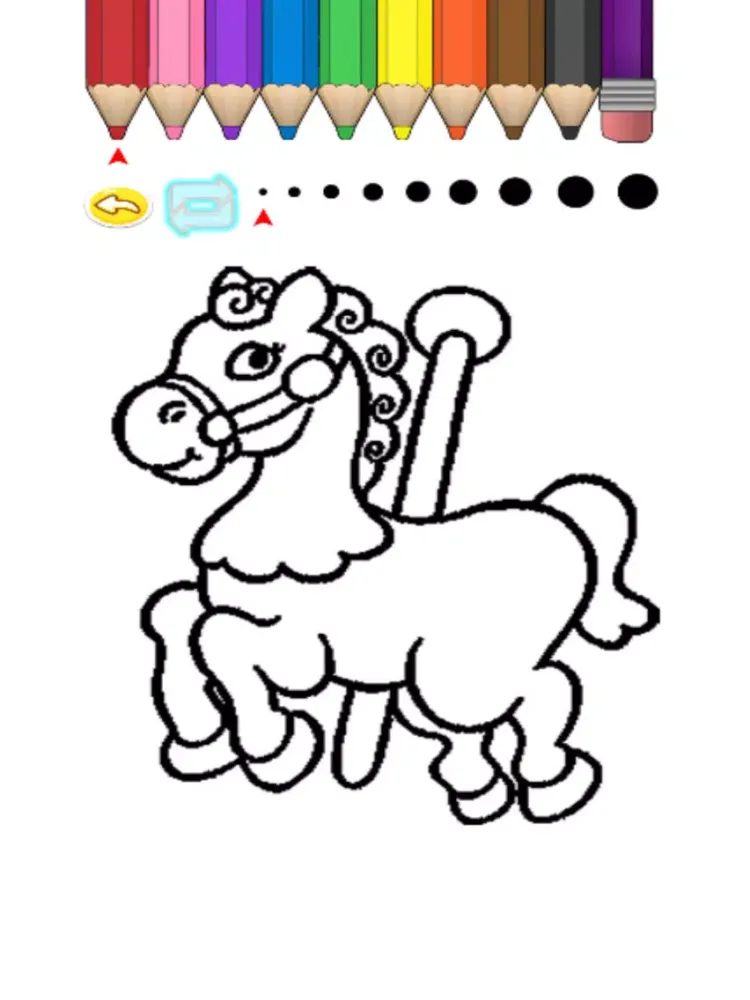Kids Coloring Book - Cute Cartoon 6 iPad  Screenshots