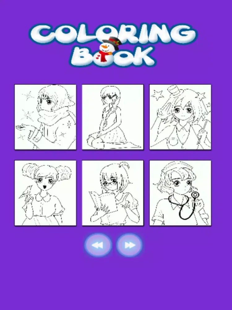 Kids Coloring Book - Princess Chiba iPad  سکرین شاٹس