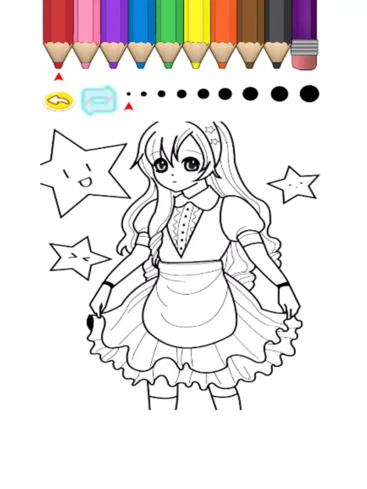 Zrzuty ekranu Kids Coloring Book - Princess Midori iPad 