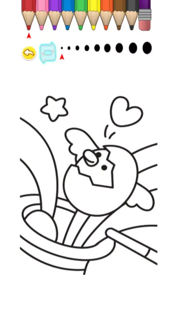 Kids Coloring Book - Cute Cartoon Dinosaur Minami سکرین شاٹس