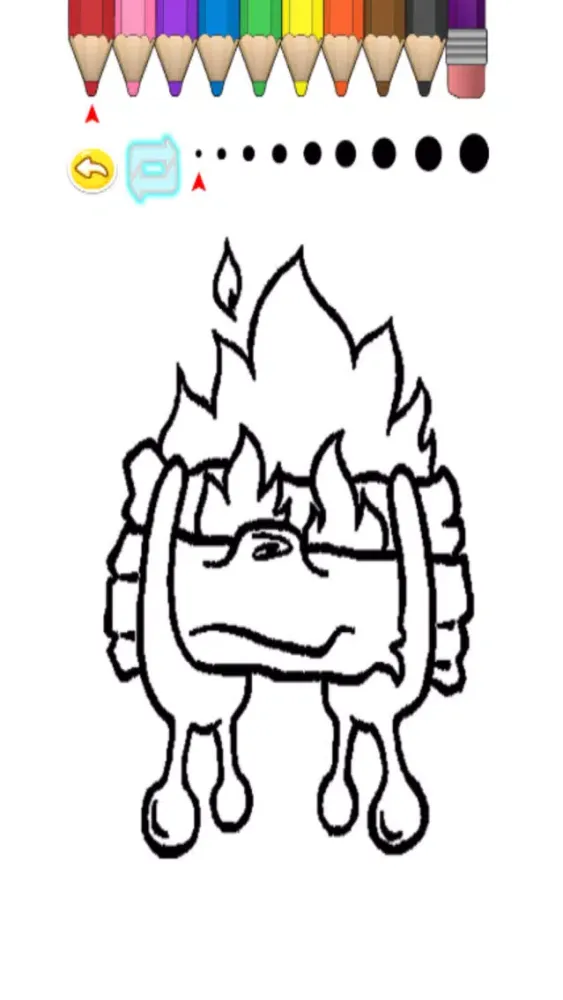 Capturas de tela do Kids Coloring Book - Cute Cartoon Dinosaur Ringo