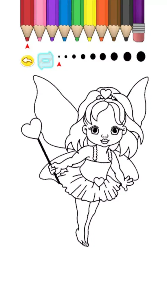 Kids Coloring Book - Princess Cartoon应用截图
