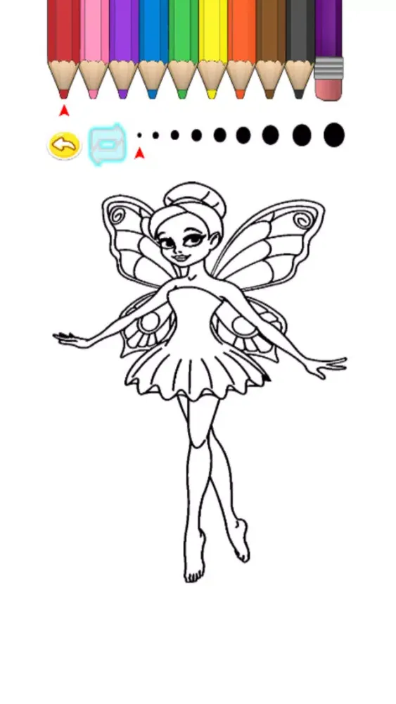 Kids Coloring Book - Princess Cartoon应用截图