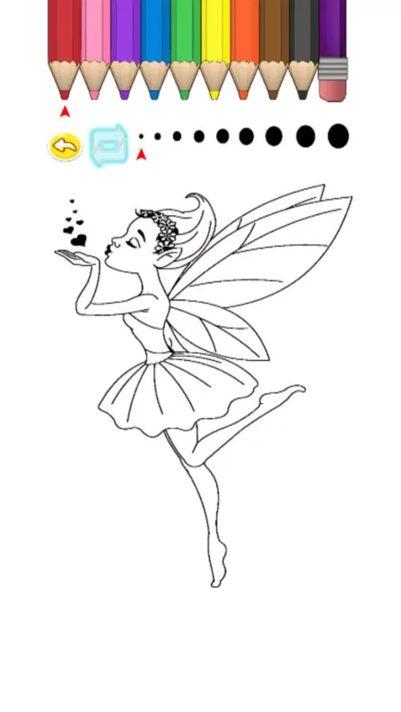 Kids Coloring Book - Princess Cartoon应用截图
