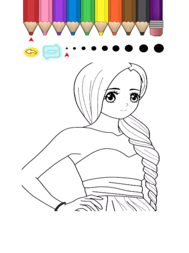 Скриншоты Kids Coloring Book - Princess Kumamoto 2 iPad 