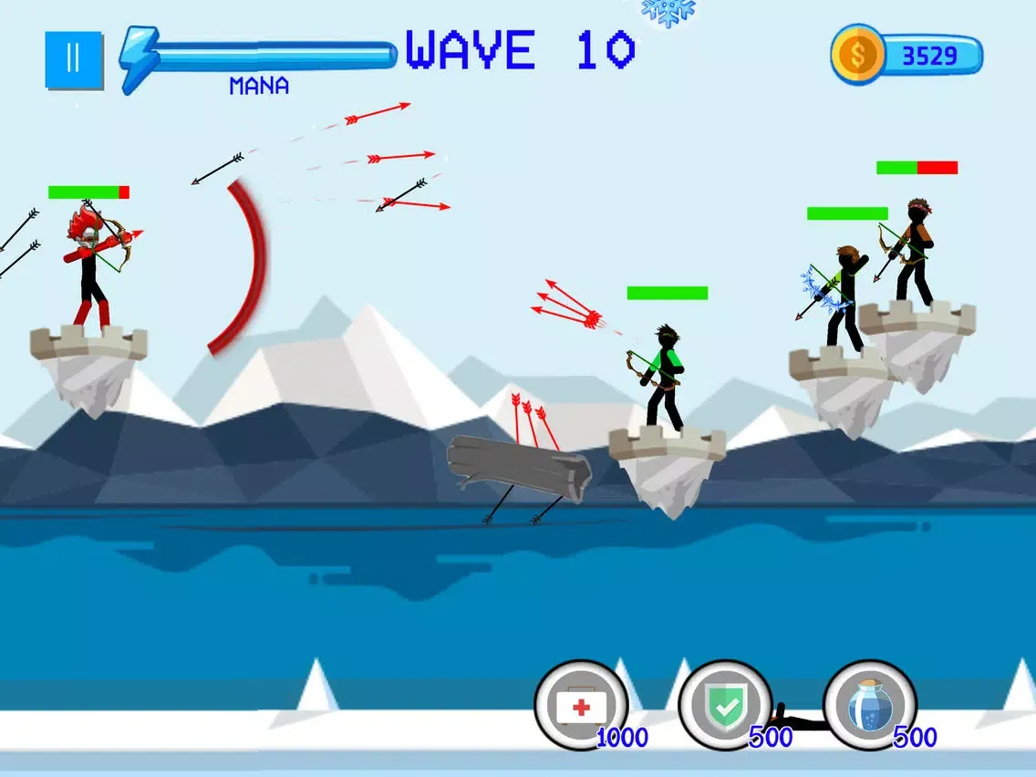 Captures d'écran de Archer Fight: Stickman iPad 