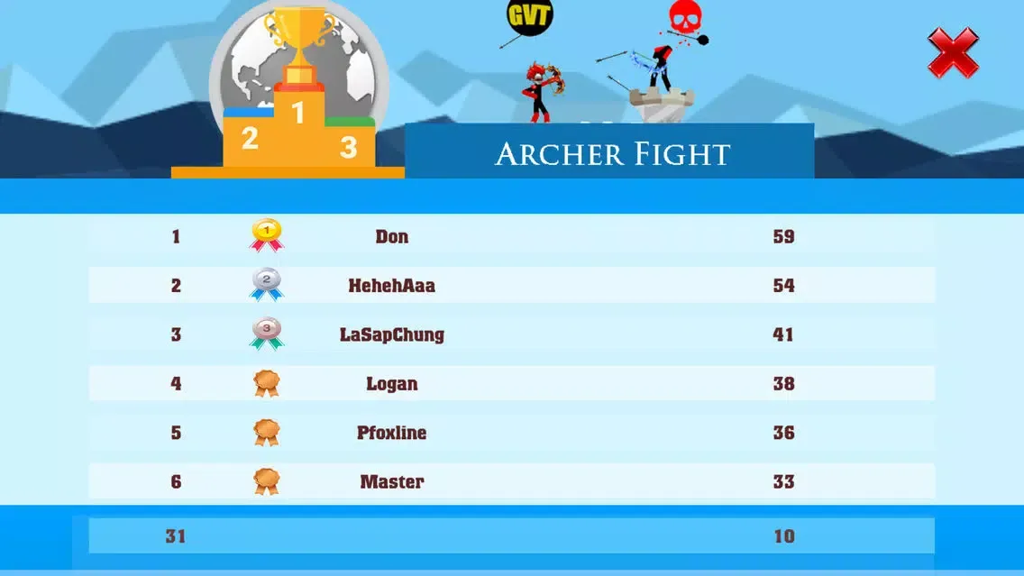 Captures d'écran de Archer Fight: Stickman