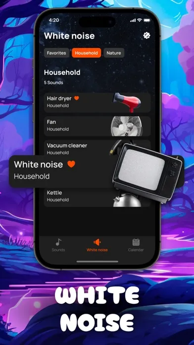 Screenshot di White Noise Calm Sleep Sounds