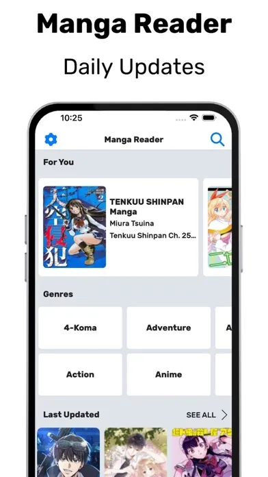 Tangkapan layar Manga Reader - Read Manga Top