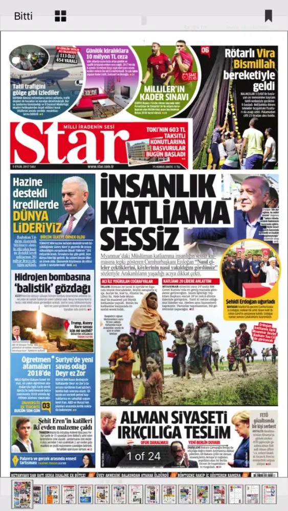 Tangkapan layar Star eGazete