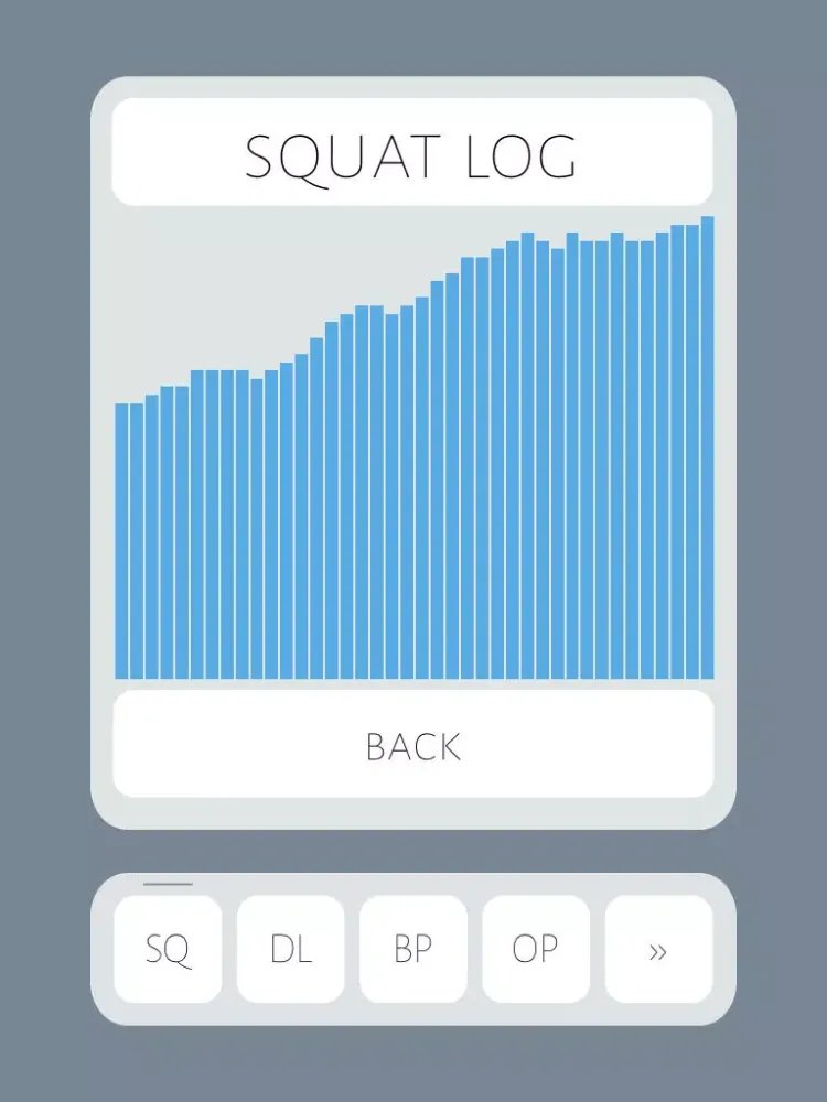 Simple Strength Tracker iPad  Screenshots