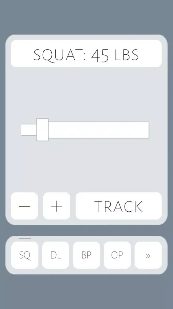 Simple Strength Tracker Screenshots