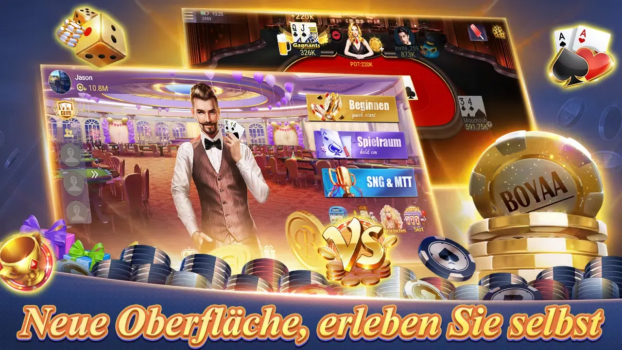 Texas Poker Deutsch (Boyaa) स्क्रीनशॉट