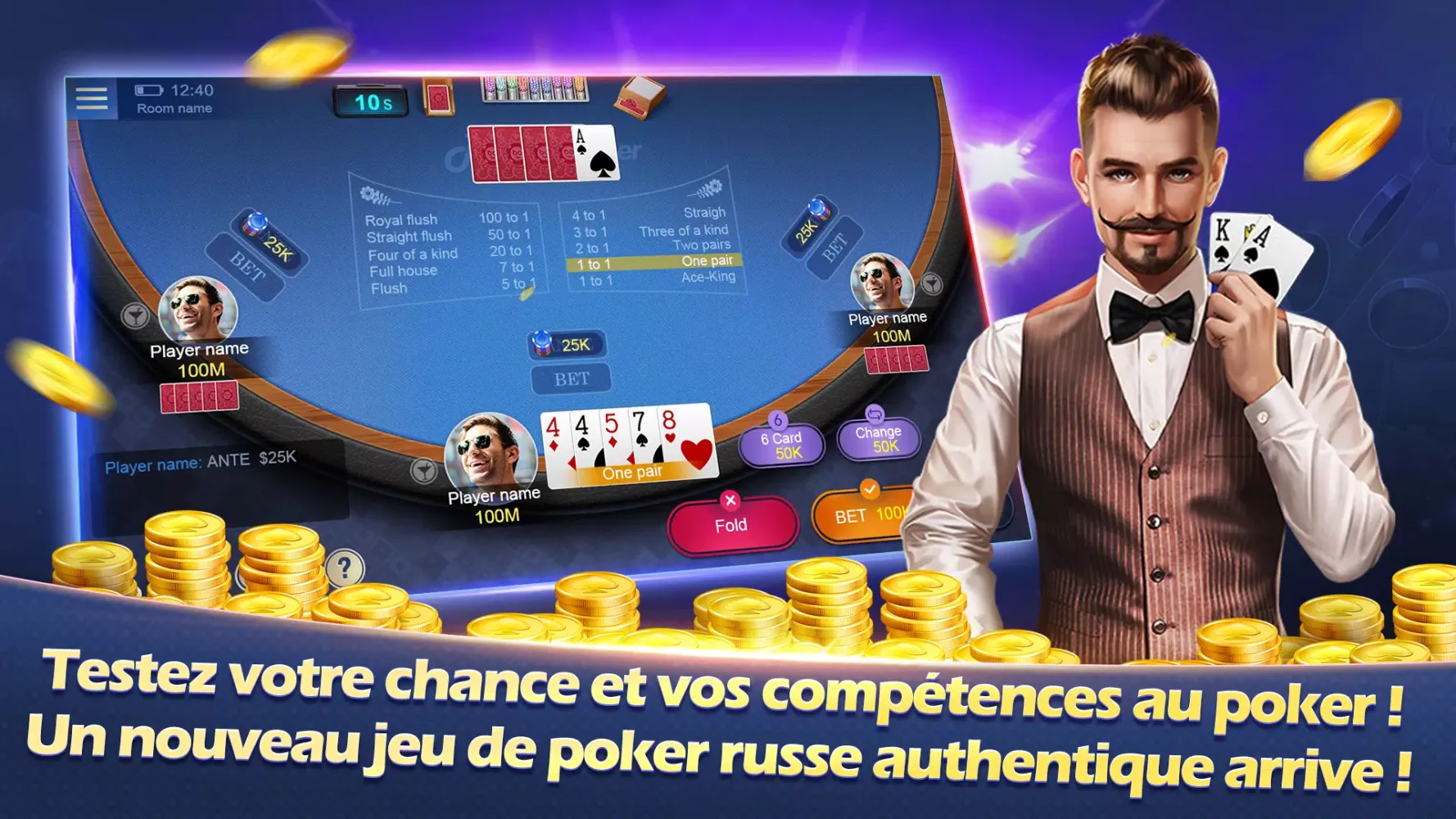 Screenshot di Texas Poker Français (Boyaa)