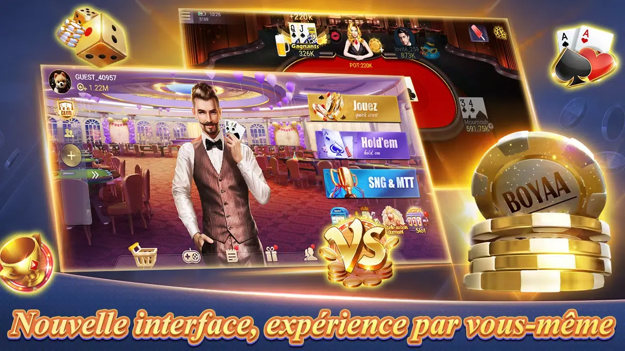 Screenshot di Texas Poker Français (Boyaa)