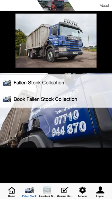 Tangkapan layar Boyd haulage Ltd