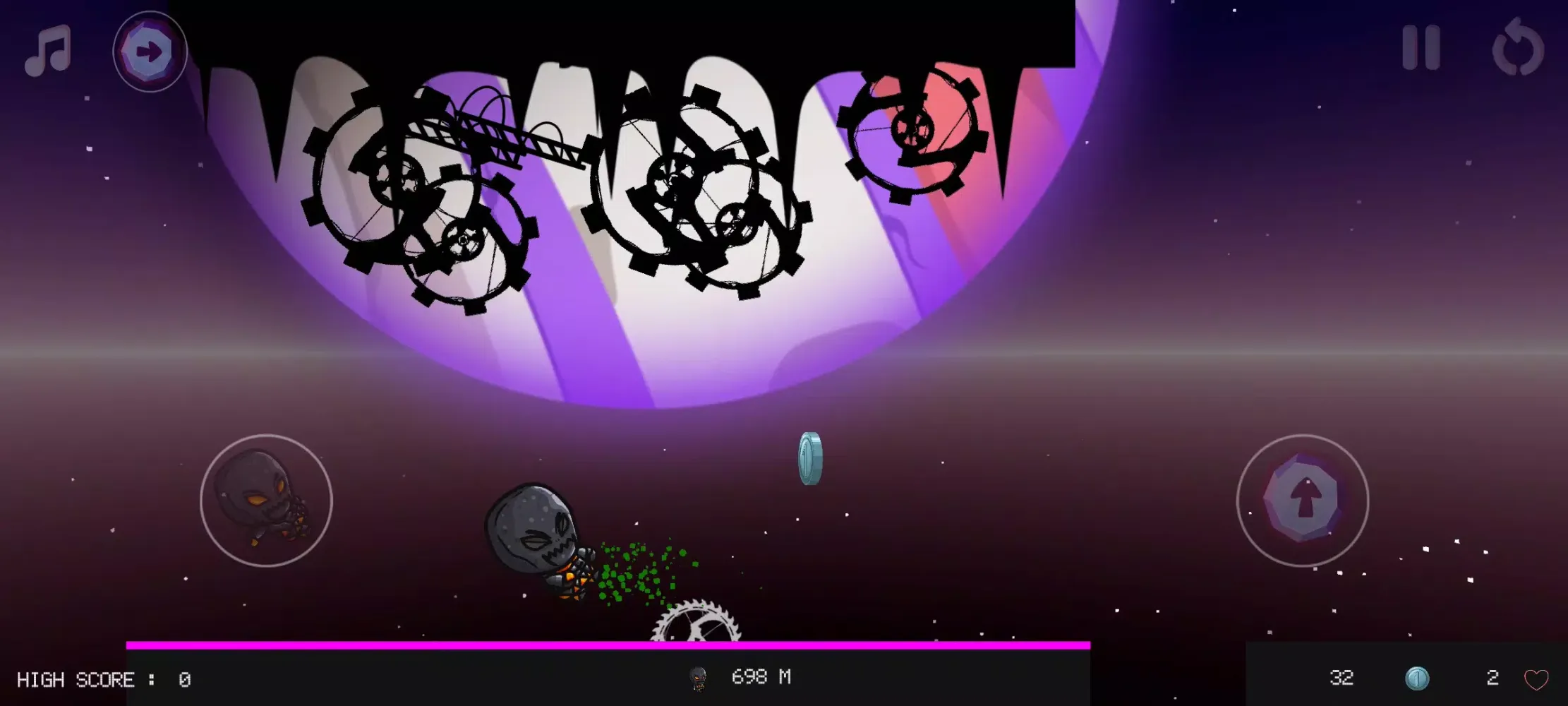 Zombie Alien: Space Adventure স্ক্রিনশট