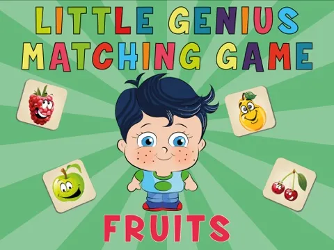 Little Genius Matching Game - Fruits - FREE iPad  Screenshots