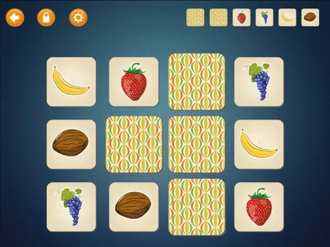 Little Genius Matching Game - Fruits - FREE iPad  Screenshots