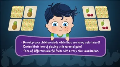 Little Genius Matching Game - Fruits - FREE Screenshots