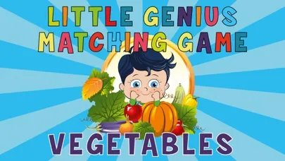 Ảnh chụp màn hình của Little Genius Matching Game - Vegetables - Educational and Fun Game for Kids